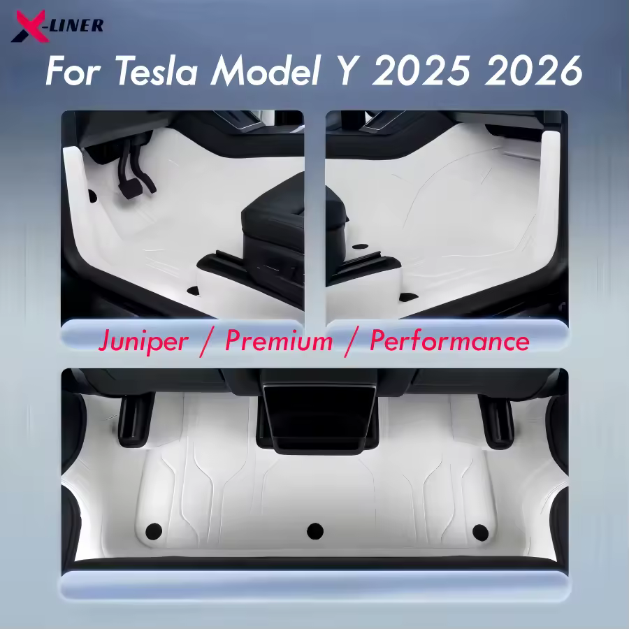 Tesla Model Y Juniper PU Leather Floor Mats